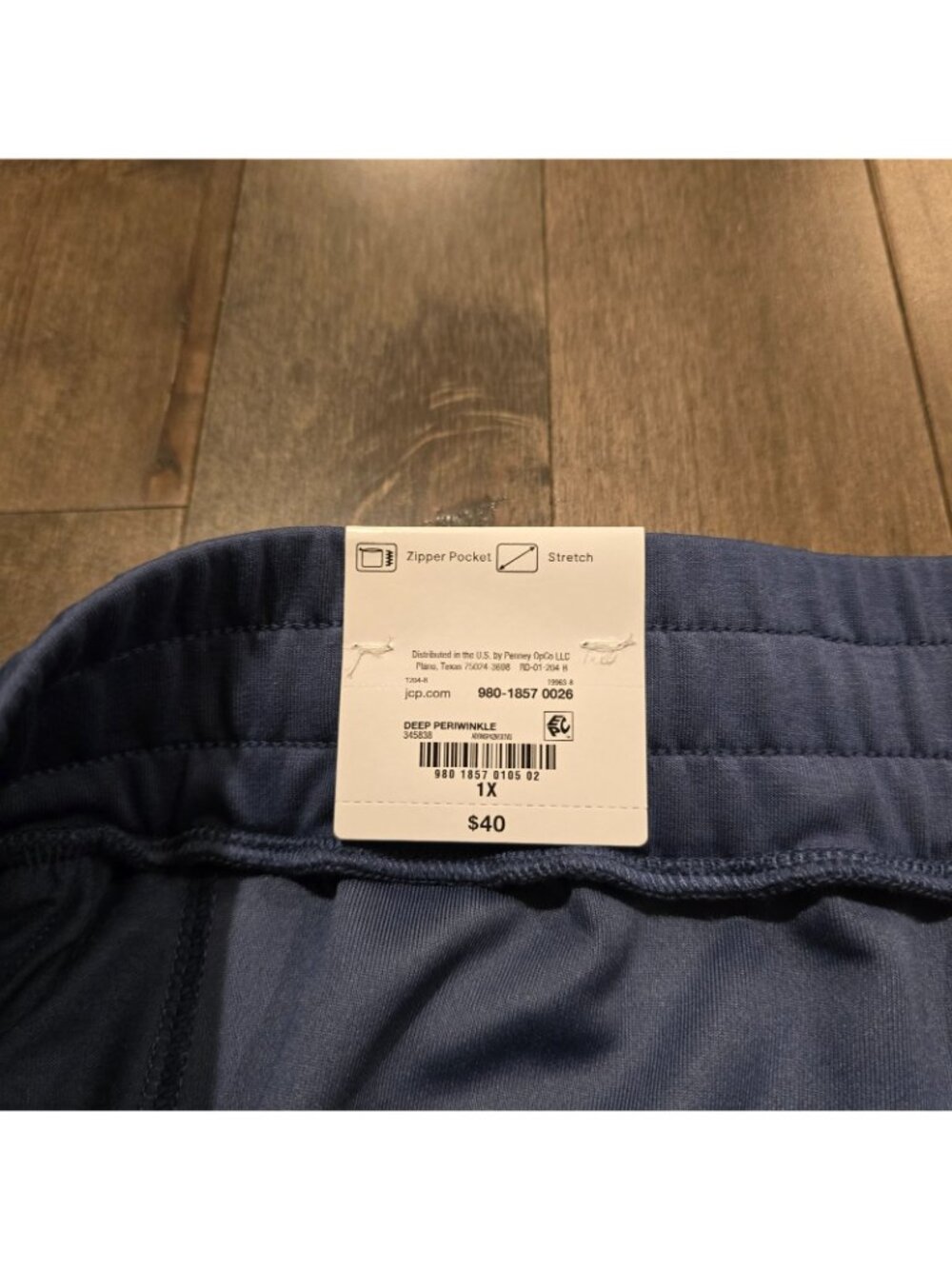 Xersion Womens Periwinkle Blue Athletic Shorts 5" Mid-Rise 1x - Picture 6 of 8